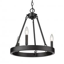  1017-3 BLK - Alastair 3-Light Chandelier in Matte Black